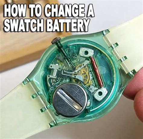 swatch batterij vervangen